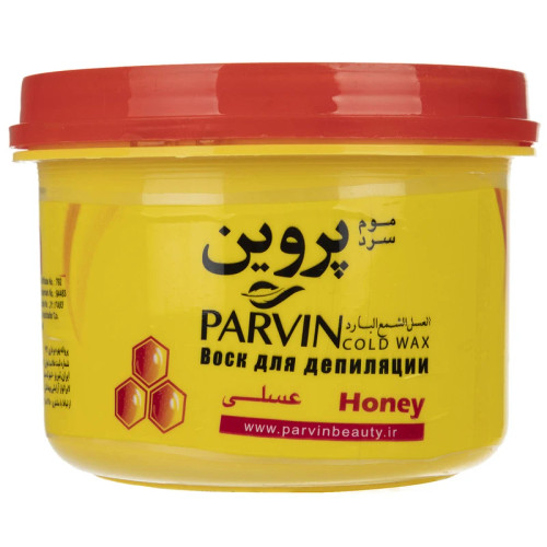موم سرد گیاهی پروین مدل عسل وزن 300 گرم