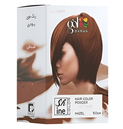 پودر دکلره گلباران رنگ فندقی وزن 50 گرم