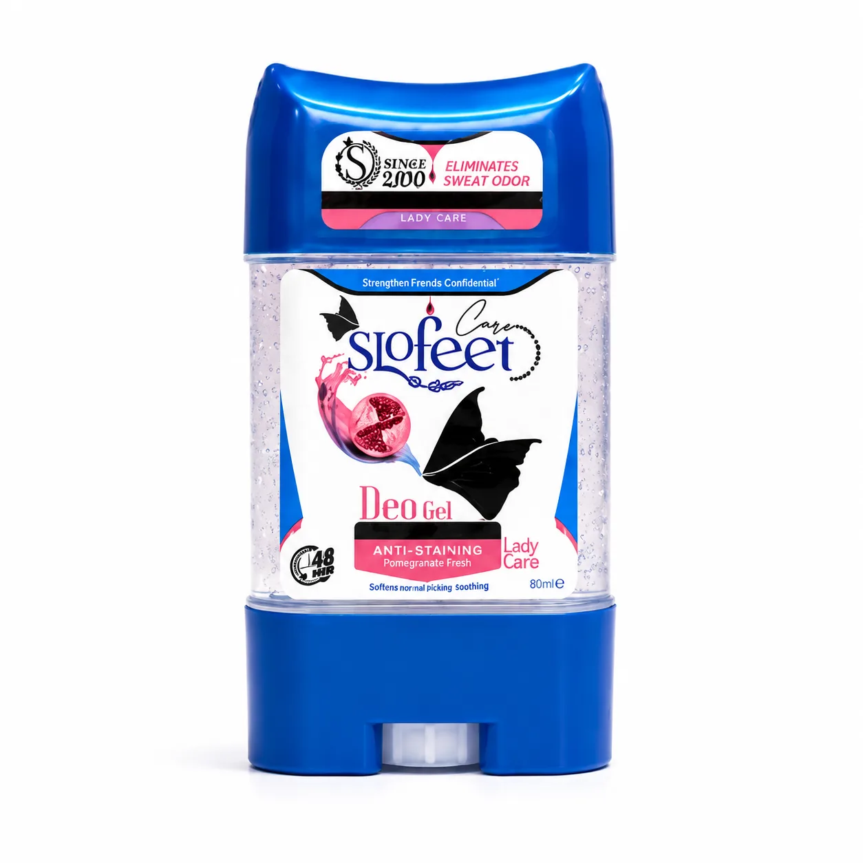 ژل خوشبو کننده بدن زنانه اسلوفیت رایحه lady care حجم 80 میل |فاقد آلومینیوم